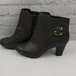Clark's Bendables Ankle Boots 7.5 M Gray